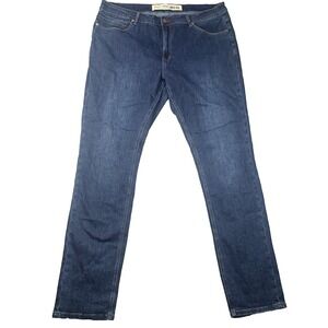 Barbell Apparel Athletic Fit Jeans Men 40x35 Slim Straight Stretch Blue Denim